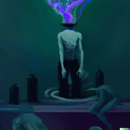 a representation of anxiety, painting by Kilian Eng generated by DALL·E 2